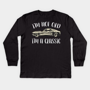 Classic Car Kids Long Sleeve T-Shirt